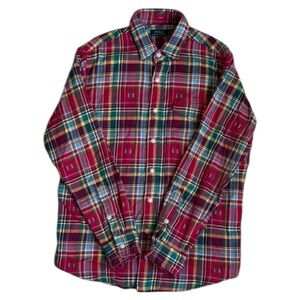 👔 Vintage Polo Ralph Lauren Flannel Madras Navajo RRL Style Ornamental - Large